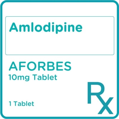 AFORBES Amlodipine 10mg 1 Tablet [Prescription Required]