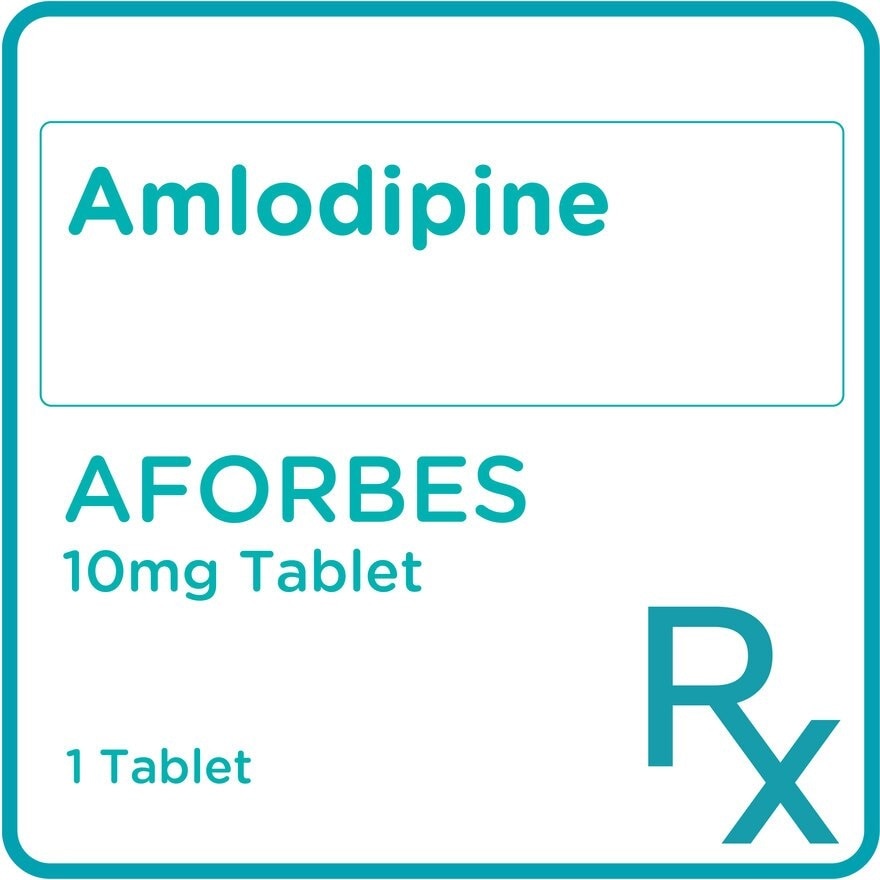 Amlodipine 10mg 1 Tablet [Prescription Required]