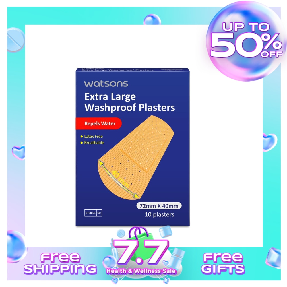 Washproof Plaster 10s Xlarge