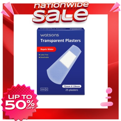 WATSONS Transparent Plaster 25s