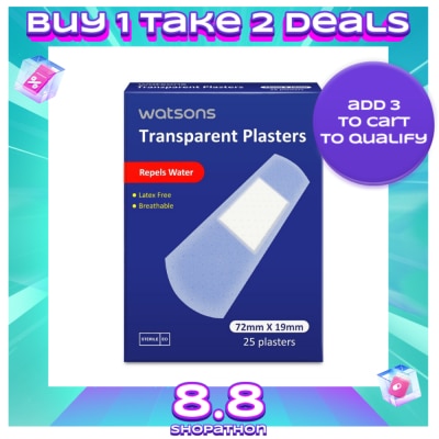 WATSONS Transparent Plaster 25s