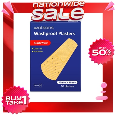 WATSONS Washproof Plaster 10s