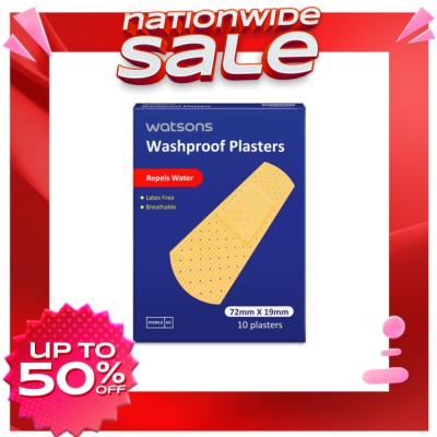 WATSONS Washproof Plaster 10s