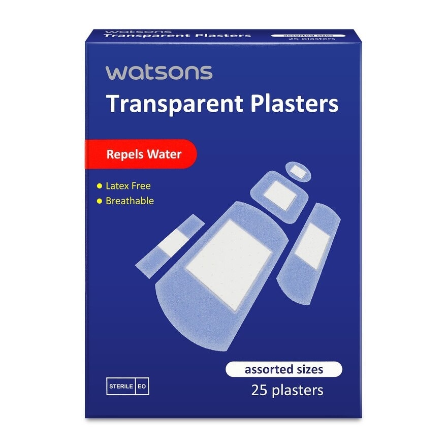 Transparent Plaster 25s Assorted Sizes