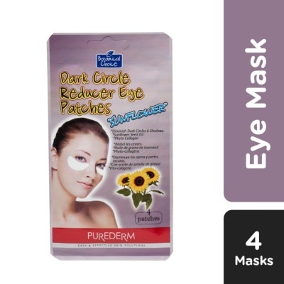 PUREDERM Dark Circle Reducer Eye Patches Sunflower 4pcs