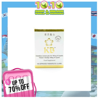 KB KYUSOKU BIHAKU Glutathione with Vitamin C 500mg Capsule 10 pieces per box