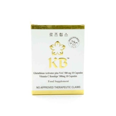 KB KYUSOKU BIHAKU Glutathione with Vitamin C 500mg Capsule 10 pieces per box