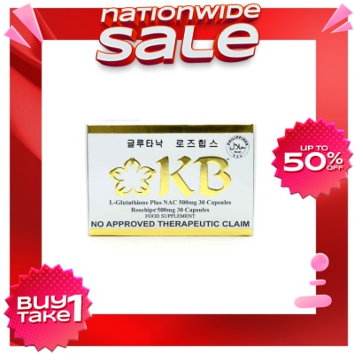 KB KYUSOKU BIHAKU Kyusoku Bihaku Glutathione Capsule Box Of 30