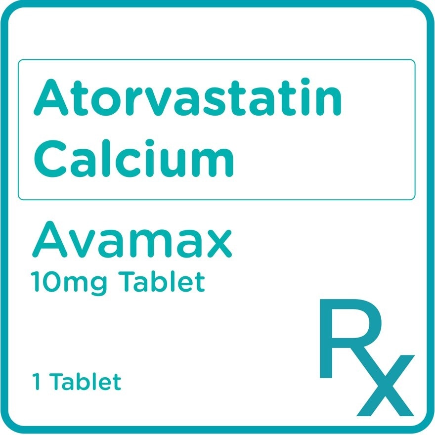 Atorvastatin calcium 10mg 1 Film-coatedTablet [PRESCRIPTION REQUIRED]