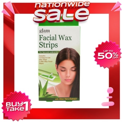 GLAMWORKS Facial Wax Strips 1box