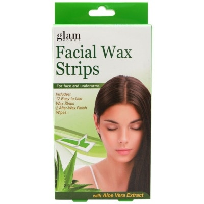 GLAMWORKS Facial Wax Strips 1box