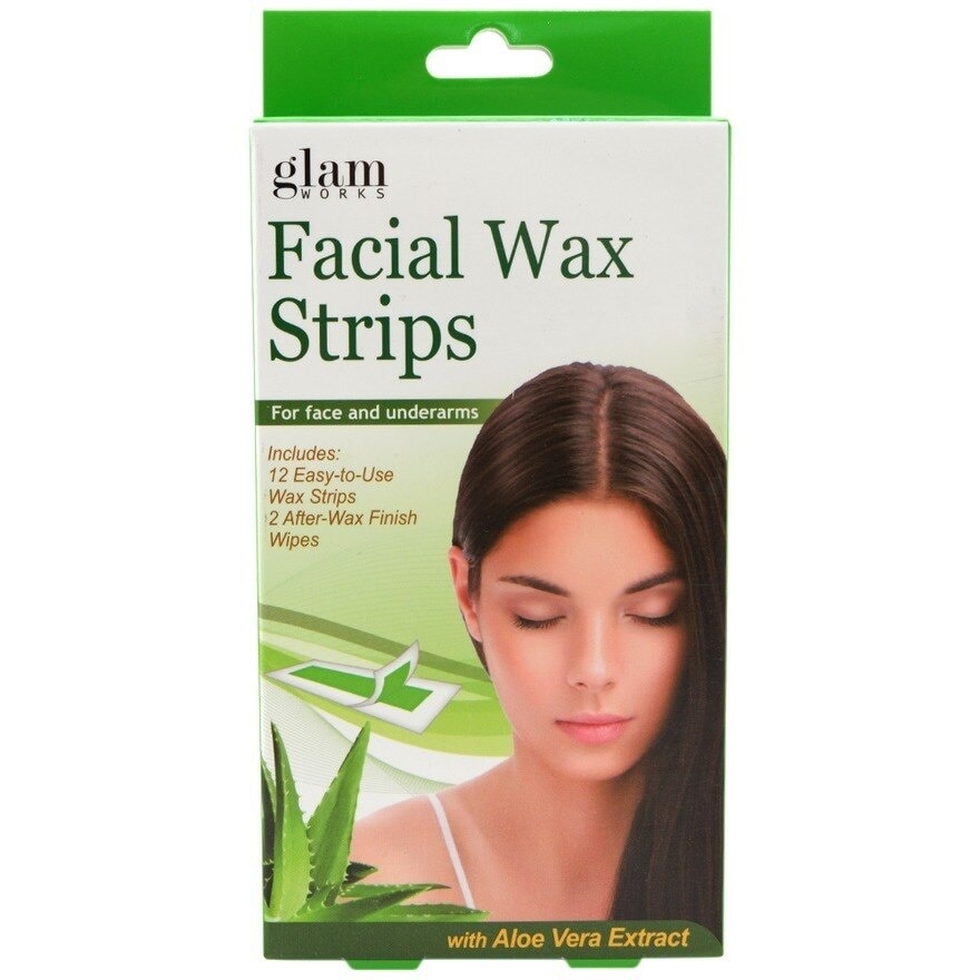 Facial Wax Strips 1box