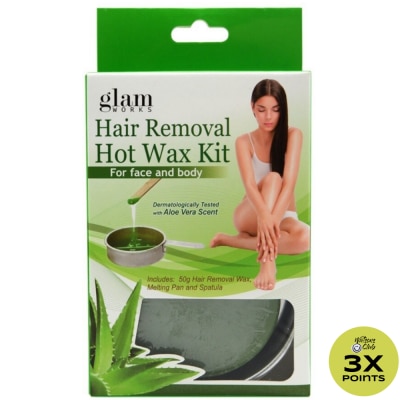 GLAMWORKS Hair Removal Hot Wax Kit
