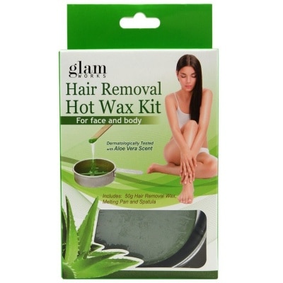 GLAMWORKS Hair Removal Hot Wax Kit