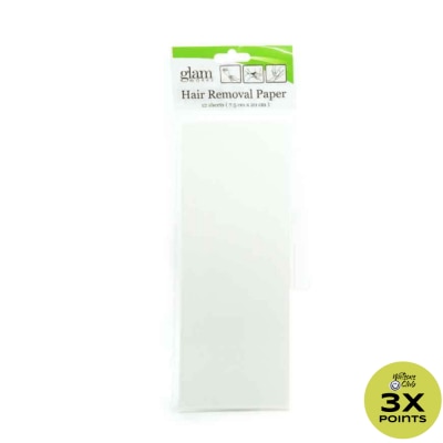 GLAMWORKS Hair Removal Paper  12sheets
