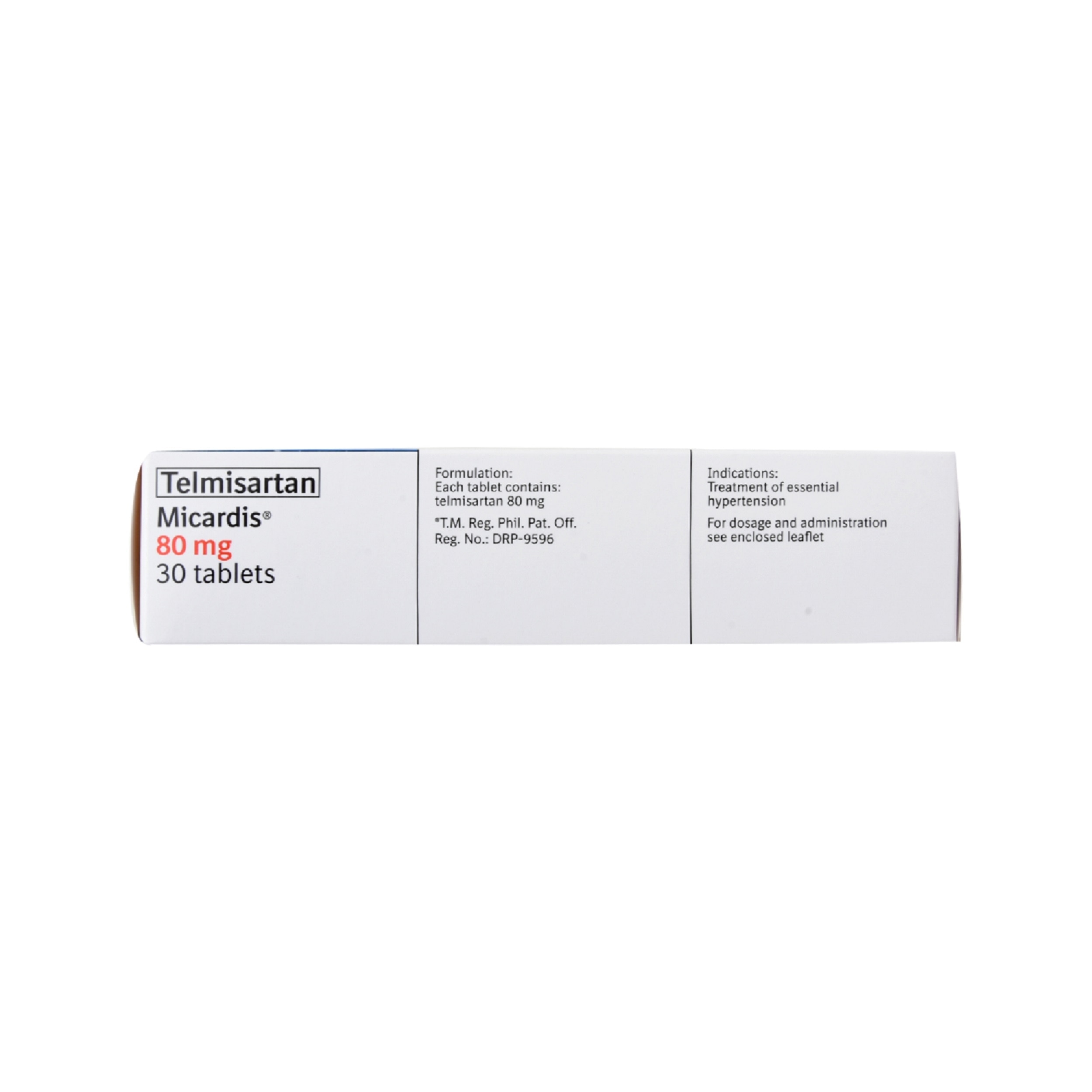 Telmisartan 80mg 1 Tablet [PRESCRIPTION REQUIRED]