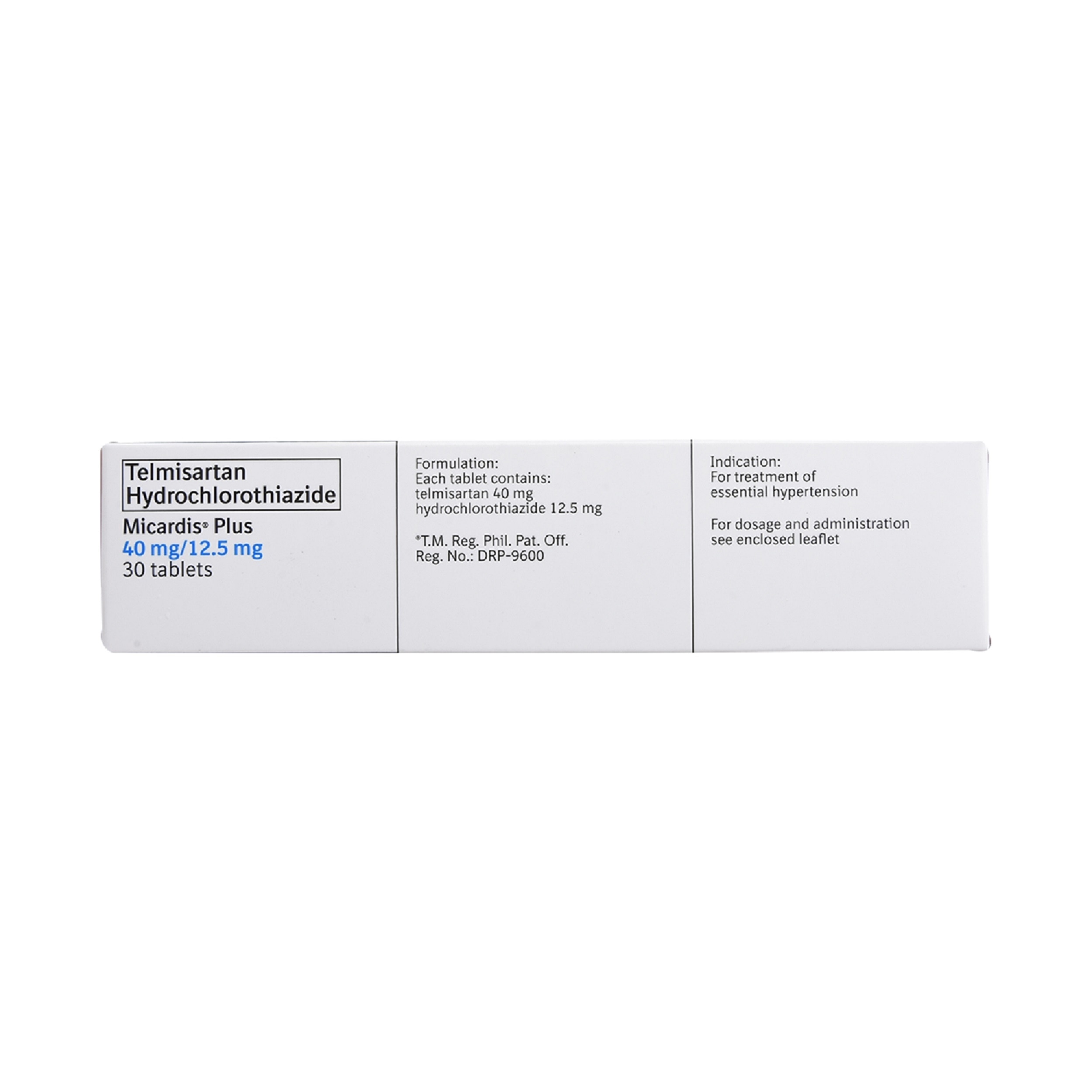 Telmisartan 40mg 1 Tablet [PRESCRIPTION REQUIRED]