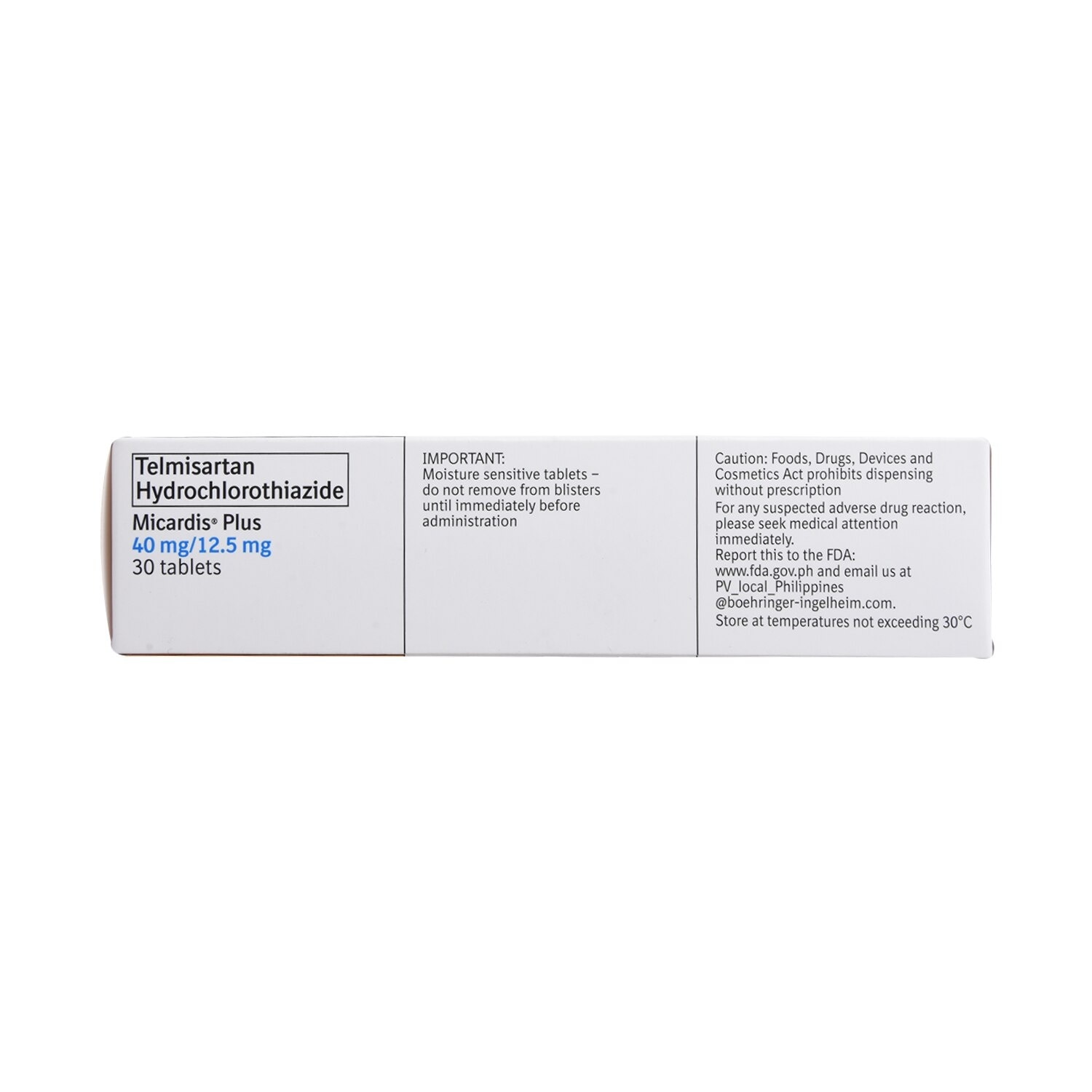 Telmisartan 40mg 1 Tablet [PRESCRIPTION REQUIRED]