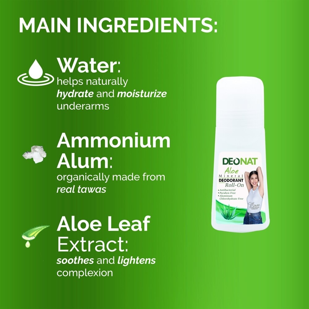 Aloe Mineral Deodorant Roll-On 65ml