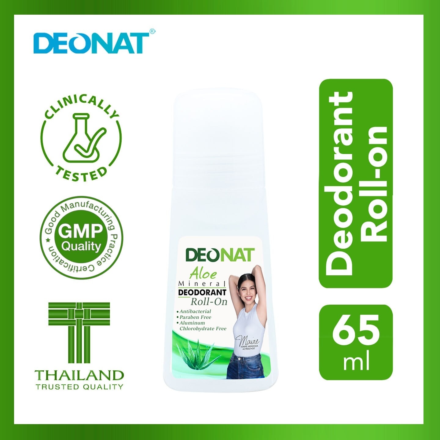 Aloe Mineral Deodorant Roll-On 65ml