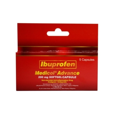 MEDICOL Ibuprofen Softgel Capsule X 5 Capsules/Pack