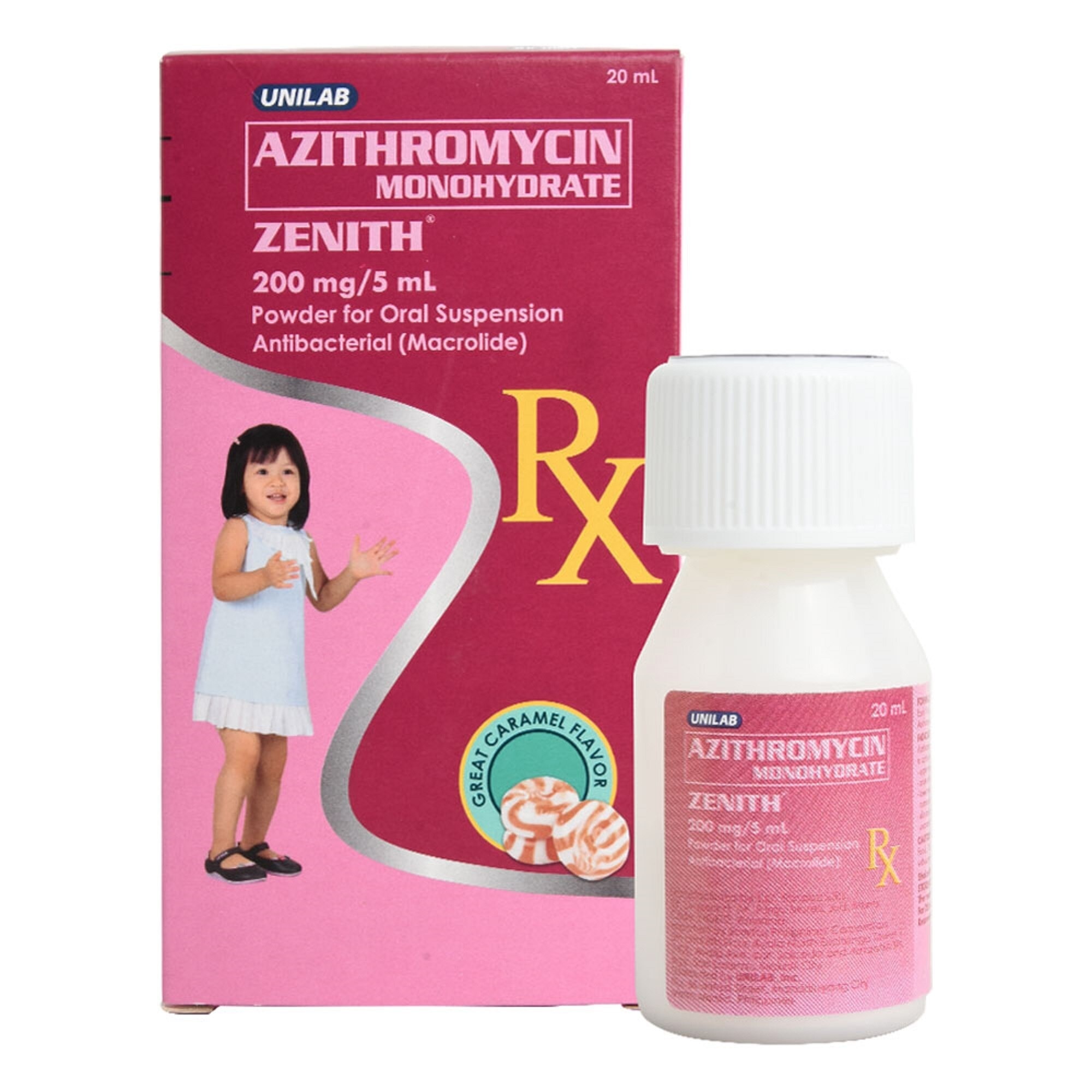 Azithromycin monohydrate 200mg/5mL Powder for Oral Suspension 20mL [PRESCRIPTION REQUIRED]