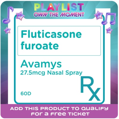 AVAMYS - Fluticasone furoate Nasal Spray [PRESCRIPTION REQUIRED]