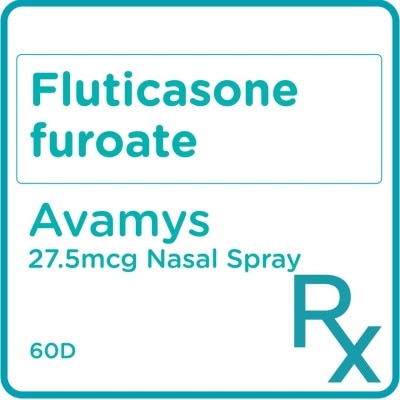 AVAMYS Fluticasone furoate Nasal Spray [PRESCRIPTION REQUIRED]