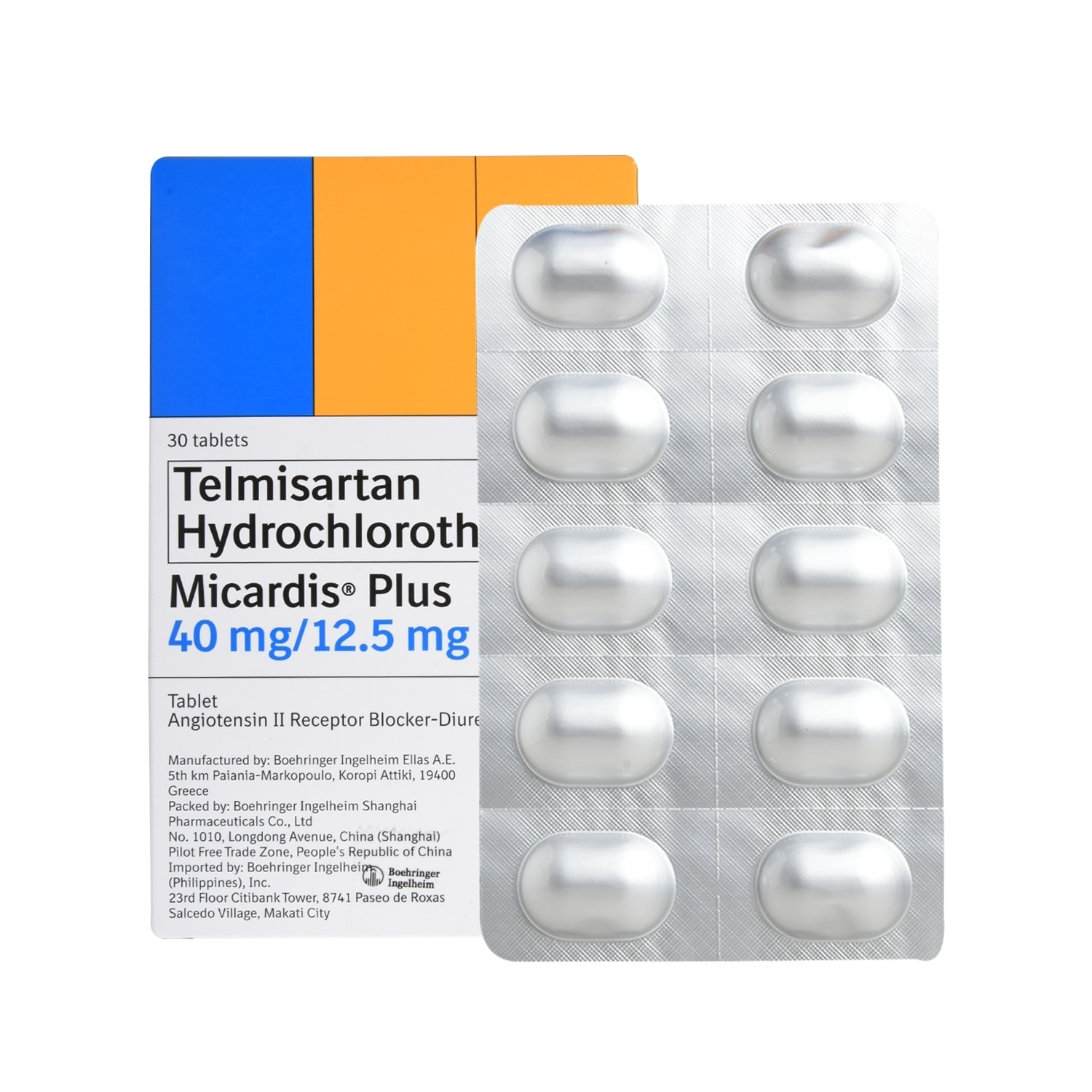 Telmisartan 40mg + Hydrochlorothiazide 12.5mg 1 Tablet [PRESCRIPTION REQUIRED]