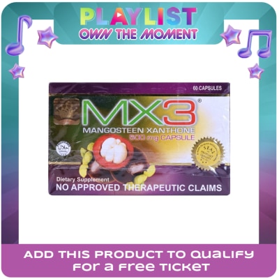 MX3 - MX3 Mangosteen Xanthone 500mg Sold Per Piece