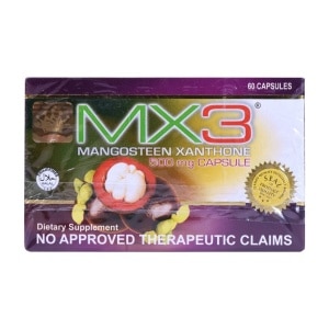 MX3 Mangosteen Xanthone 500mg Sold Per Piece