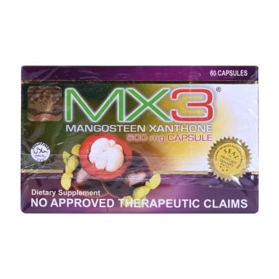 MX3 Mangosteen Xanthone 500mg 1 Capsule