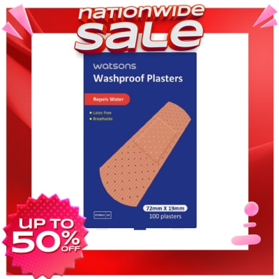 WATSONS Washproof Plasters 100s