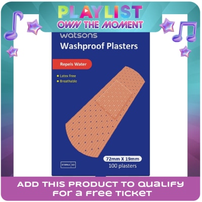 WATSONS - Washproof Plasters 100s