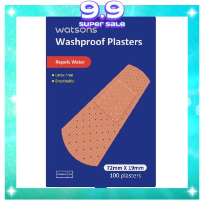 WATSONS Washproof Plasters 100s