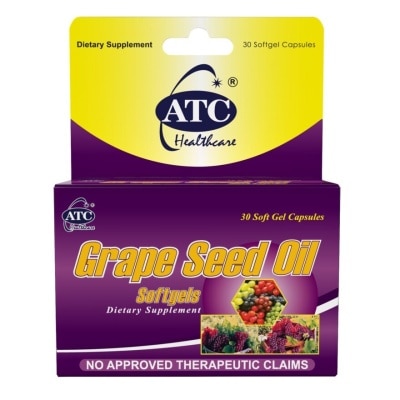 ATC HEALTH Grape Seed 500mg 1 Capsule