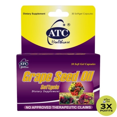 ATC HEALTH Grape Seed 500mg 1 Capsule