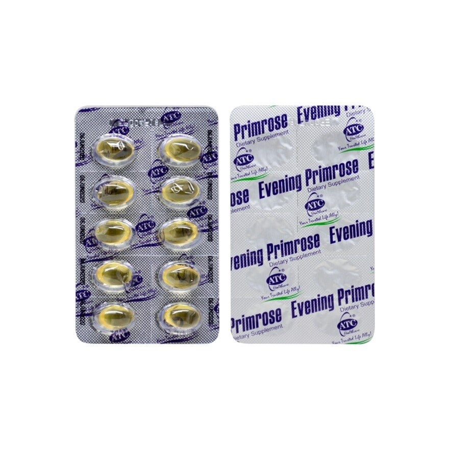 Evening Primrose Oil Vitamin E 50mg 1 Softgel Capsule