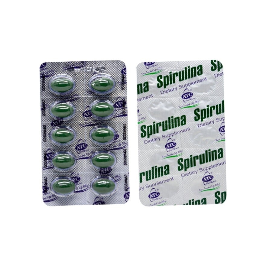 Spirulina Soybean Oil Beeswax 500 mg Softgel Capsule 1 Capsule