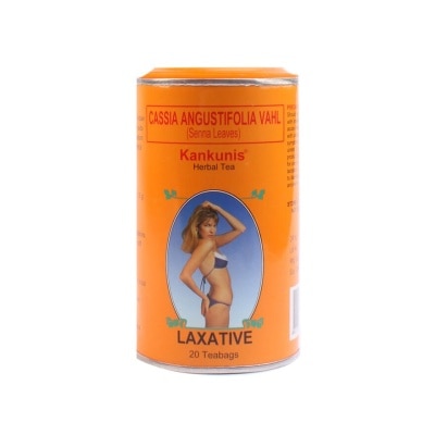 KANKUNIS - Senna Leaves Herbal Tea (Laxative) 20 Tea Bags