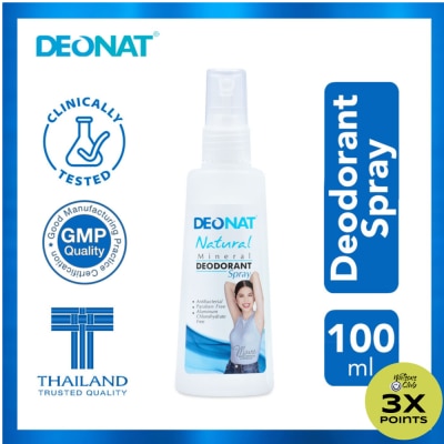 DEO NAT Natural Mineral Deodorant Spray 100ml