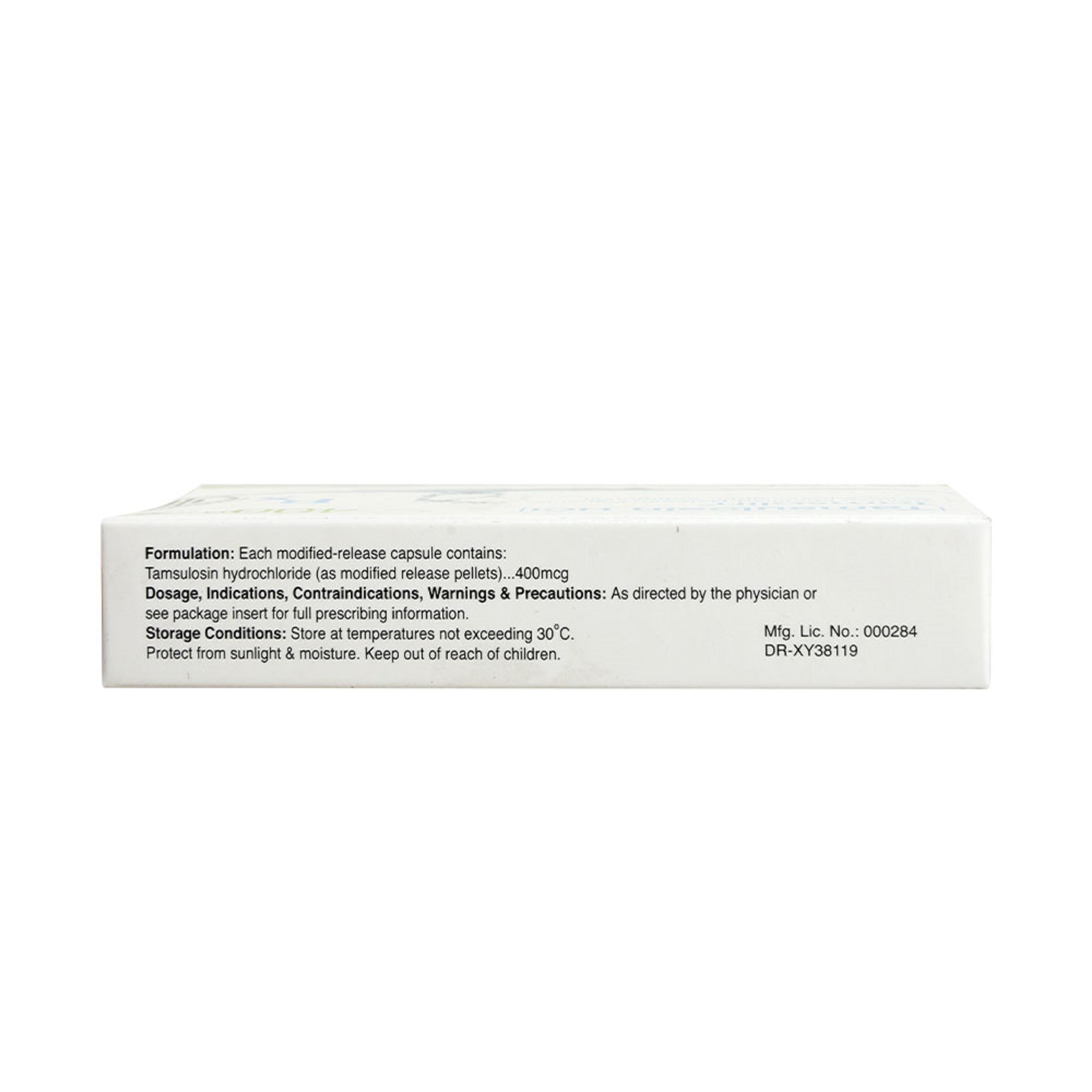 Tamsulosin Hcl 400 mcg 1 Tablet [PRESCRIPTION REQUIRED]