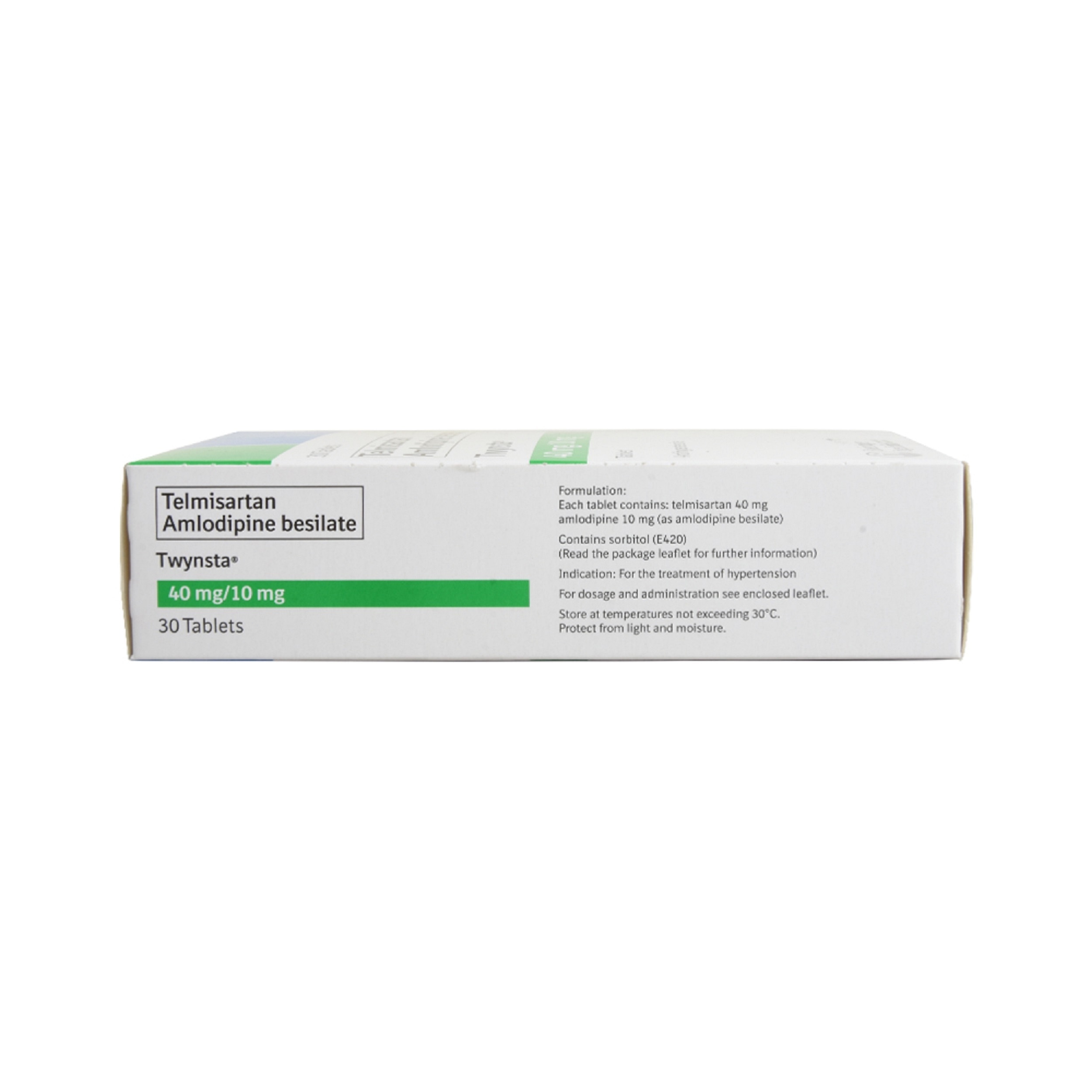 Twynsta Telmisartan 40mg + Amlodipine 10mg 1 Tablet [Prescription Required]