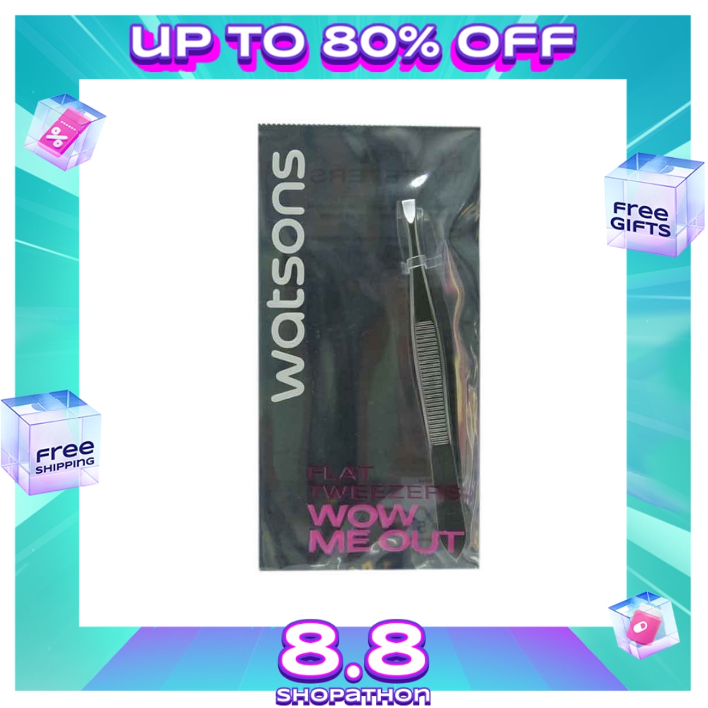 Stainless Steel Flat Tweezers