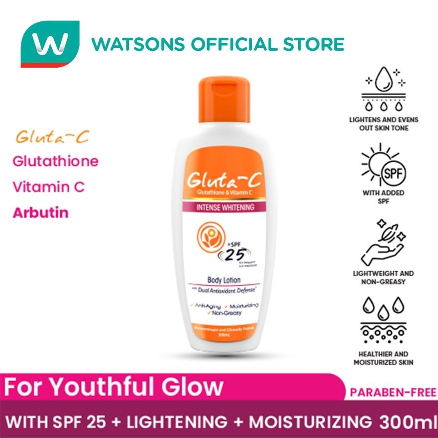 GLUTA C Intense Whitening Body Lotion SPF 25 300ml
