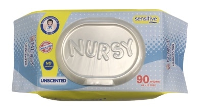 NURSY Sensitive Unscented 80+10 wipes