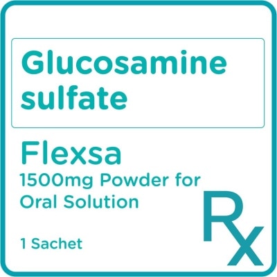 FLEXSA Glucosamine Sulfate Powder for oral solution 1500mg x 1 Sachet [PRESCRIPTION REQUIRED]