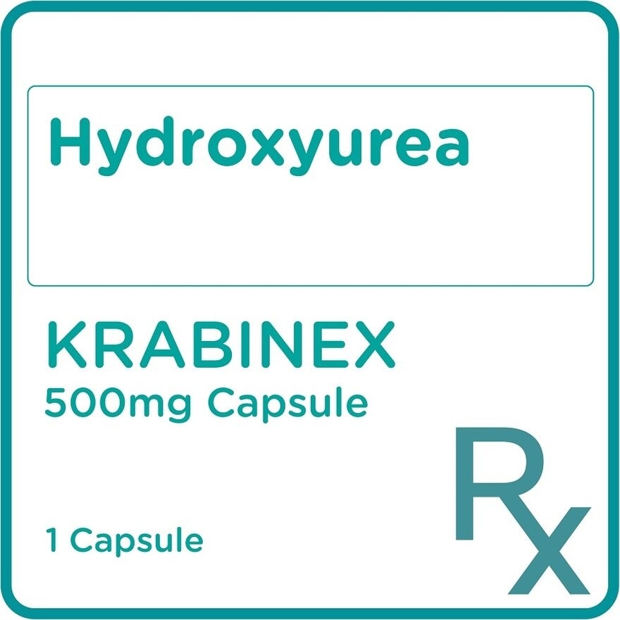 KRABINEX Hydroxyurea 500mg Sold Per Piece [PRESCRIPTION REQUIRED]