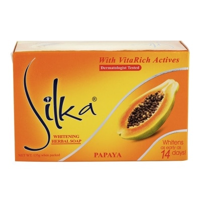 SILKA Whitening Herbal Soap Enriched with Vitamin E 135g