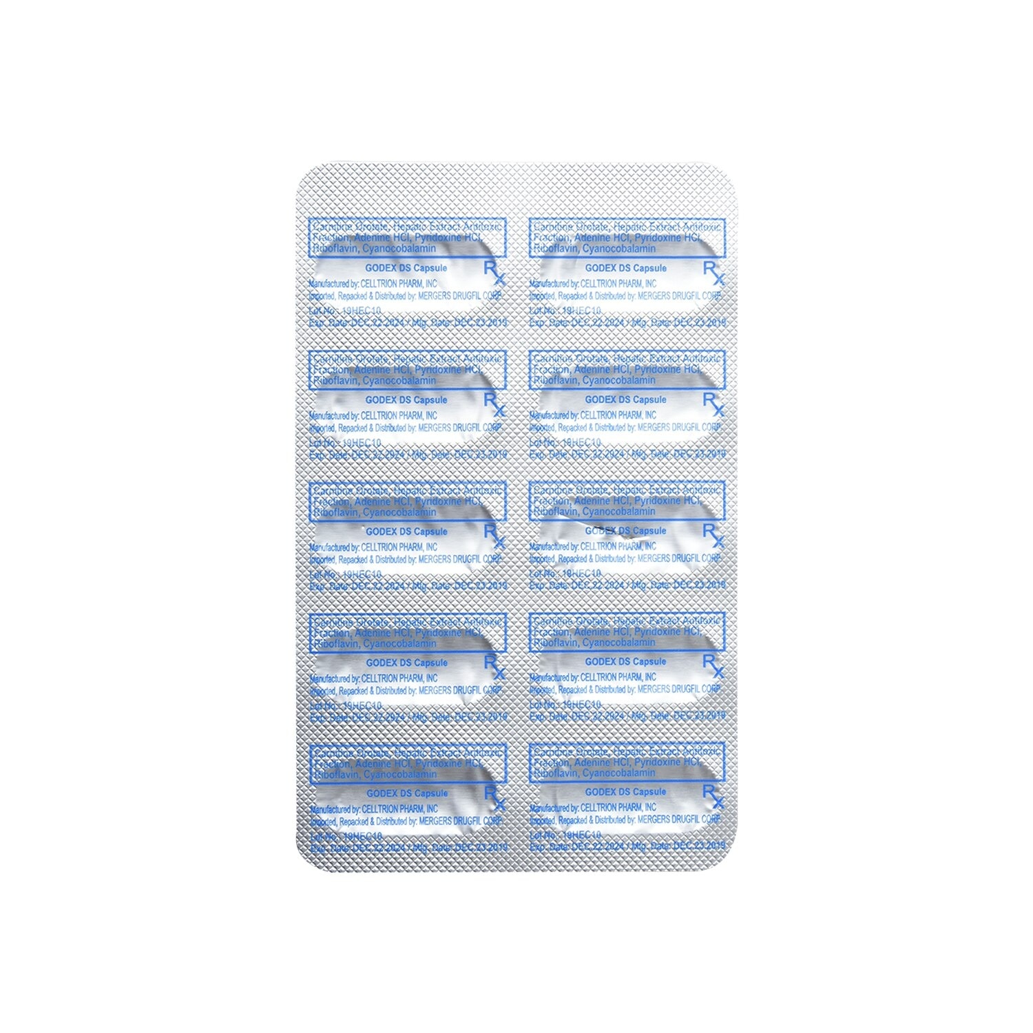 Carnitine orotate +17 amino acids + Adenine HCl + Pyridoxine HCl (vit B6) + Riboflavin (vit B2) + Cyanocobalamin (vit B12) 1 Capsule  [PRESCRIPTION REQUIRED]